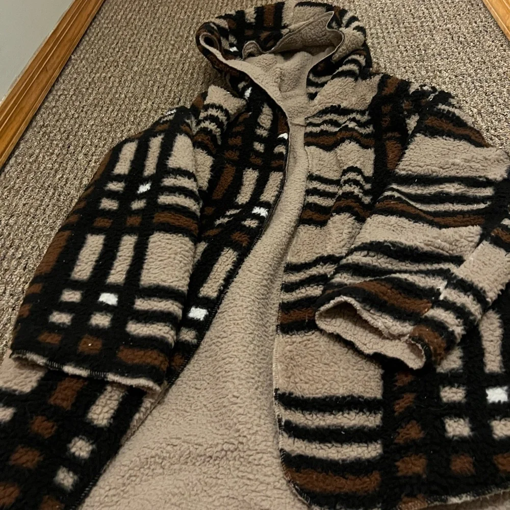 fuzzy winter/fall jacket - Picture 1 of 4